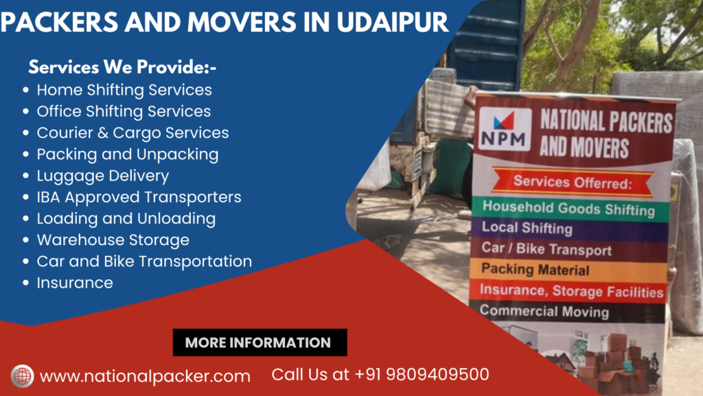 Packers and Movers in Udaipur